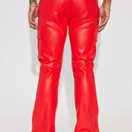 UNICORN Men's leather pants green red blue black beige s m l xl xxl