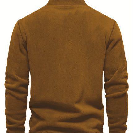 UNICORN Fleece Sweatshirt with Long Sleeves And Quarter-Zip s m l xl xxl xxxl