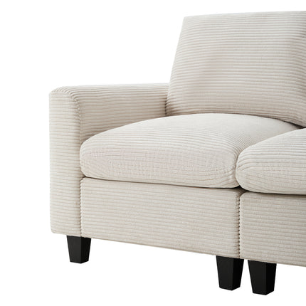 UNICORN Modern L-shaped sofa the first choice for small apartments Gray Beige