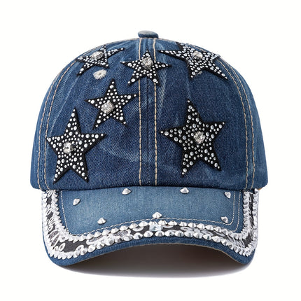 UNICORN Unisex Rhinestone Cowboy Baseball Cap