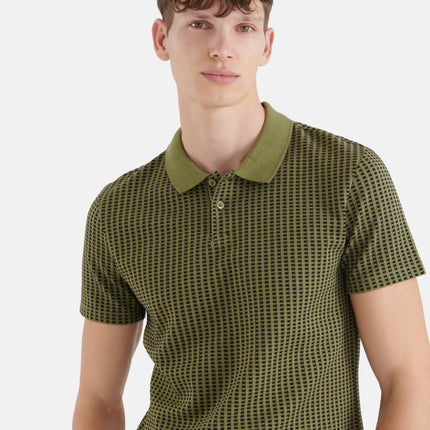 UNICORN Men's polo shirt pattern sand olive green gray green s m l xl xxl xxxl