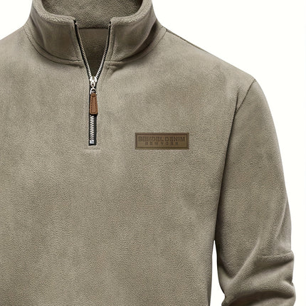 UNICORN Men's Sweatshirt with Stand-Up Collar, Half-Zip, Long Sleeves s m l xl xxl