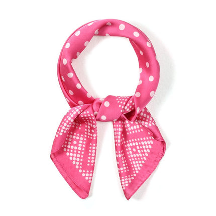 Sjaal met polkadots roze