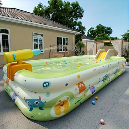 UNICORN Large inflatable swimming pool, 3 layers-durable PVC material
