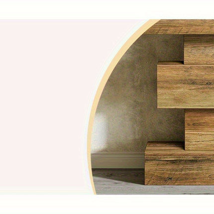 UNICORN 107.95cm Farmhouse Console Table Light Brown
