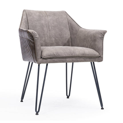 UNICORN Armchair brown grey 64x66x81