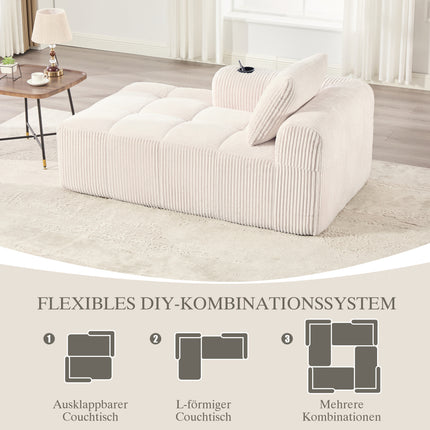 UNICORN Comfortable Recliner Sofa 158*93*61 Cm Beige Khaki Black Grey