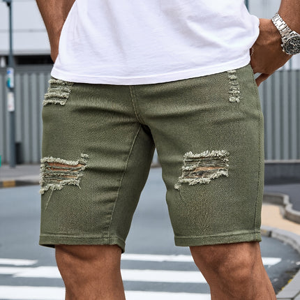 UNICORN Mens Fashion Skinny Denim Shorts Versatile Jeans Shorts s m l xl xxl