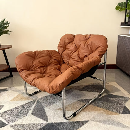 UNICORN Modern Luxury Convertible Recliner Chair with Footrest Black White Brown