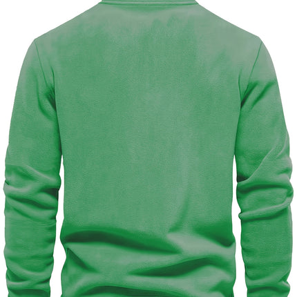 UNICORN Men's Sweatshirt with Stand-Up Collar, Half-Zip, Long Sleeves s m l xl xxl