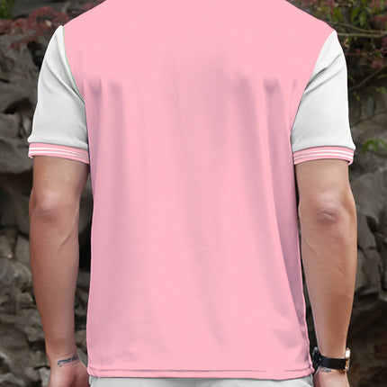 UNICORN Casual Short-Sleeve Polo Shirt with a Collar, High-End Front Buttons s m l xl xxl