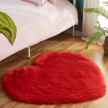 UNICORN Valentine'S Day Red Heart-Shaped plush carpet 50 cm 60 cm 90 cm