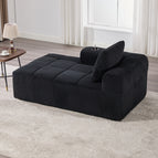 Black + Corduroy + Foam + 1 Seat
