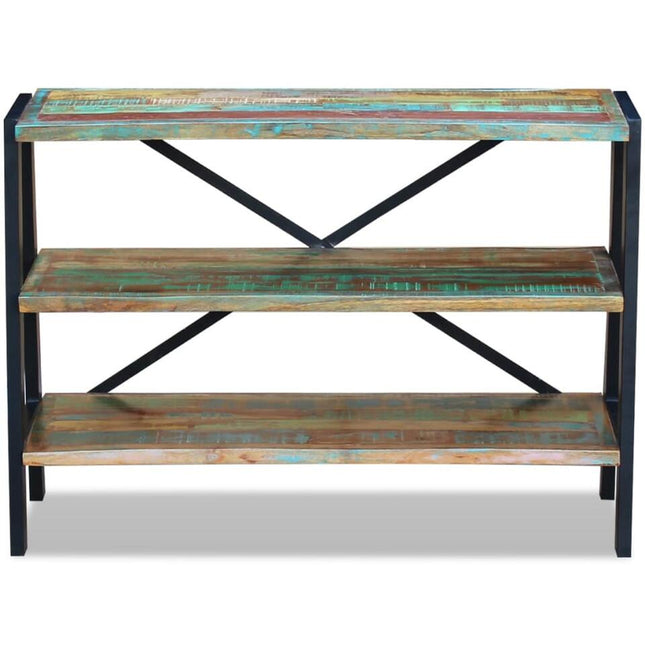 UNICORN Dresser wall unit rural solid recycled wood brown Width 78 cm Length 110 cm Depth 35 cm
