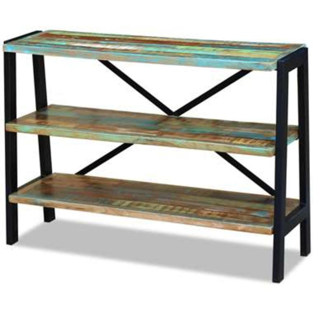 UNICORN Dresser wall unit rural solid recycled wood brown Width 78 cm Length 110 cm Depth 35 cm
