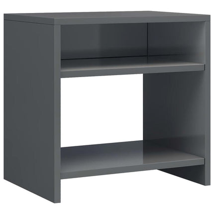 UNICORN Bedside table bedroom furniture modern dark gray concrete gray Width 40 cm Depth 30 cm Height 40 cm