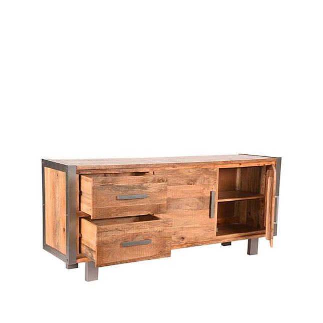 UNICORN Dresser wall unit country brown Width 180 cm Depth 45 cm Height 78 cm