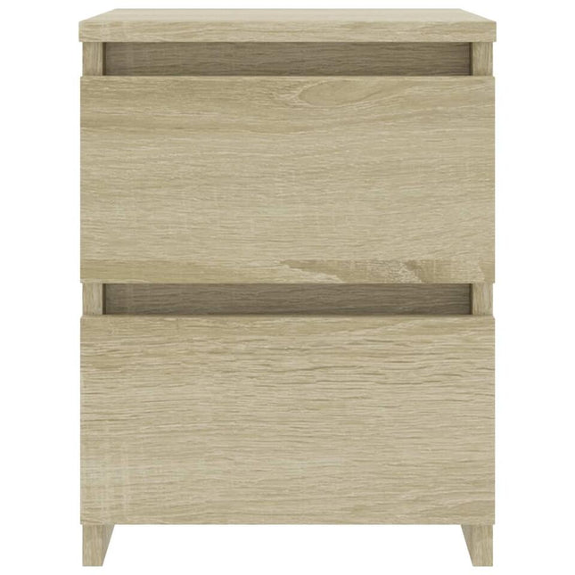 UNICORN Bedside table bedroom furniture light brown gray Width 30 cm Depth 30 cm Height 40 cm