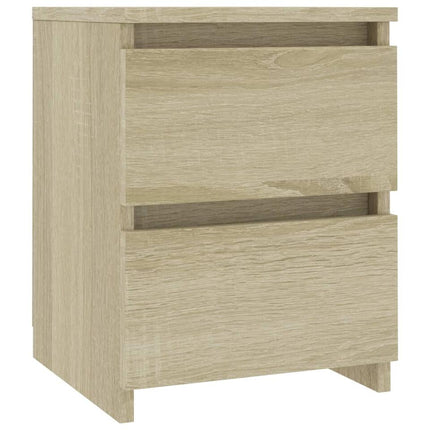 UNICORN Bedside table bedroom furniture light brown gray Width 30 cm Depth 30 cm Height 40 cm