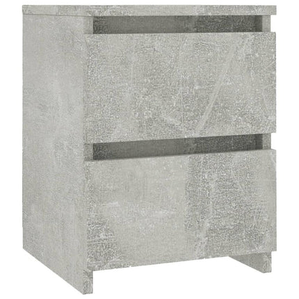 UNICORN Bedside table bedroom furniture light brown gray Width 30 cm Depth 30 cm Height 40 cm