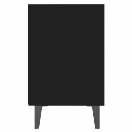 UNICORN Bedside table bedroom furniture black and white Width 40 cm Depth 30 cm Height 50 cm