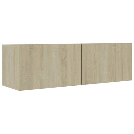 UNICORN TV cabinet modern oak light brown Width 100 cm Depth 30 cm Height 30 cm