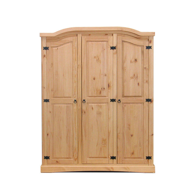 UNICORN Wardrobe country oak brown Width 152 cm Depth 54 cm Height 193 cm