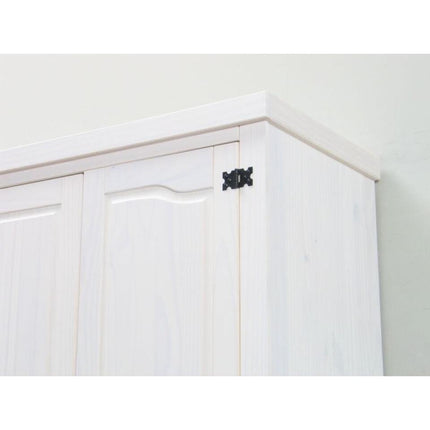 UNICORN Wardrobe Country White Oak Brown Width 244 cm Depth 58 cm Height 196 cm