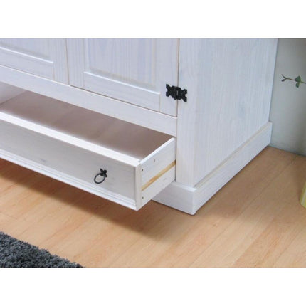 UNICORN Wardrobe Country White Oak Brown Width 244 cm Depth 58 cm Height 196 cm