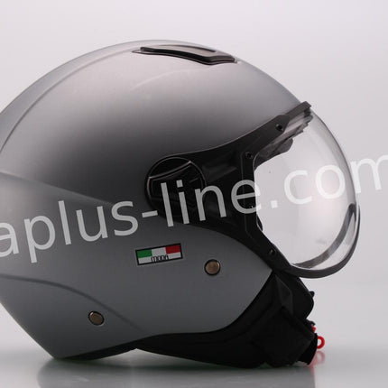 Scooter bromfiets zomerhelm jet helm vito moda notte roof boxer maten xs s m l xl xxl | Scooterhelm