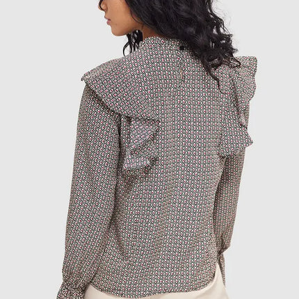 UNICORN Women's blouse black grey white xs s m l