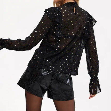 UNICORN Women's blouse black grey white xs s m l