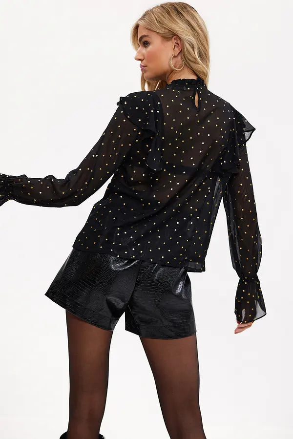 UNICORN Women's blouse black grey white xs s m l