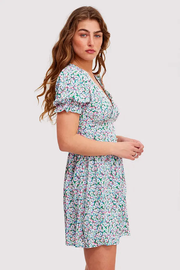 UNICORN Women's dress blue floral xs s m l