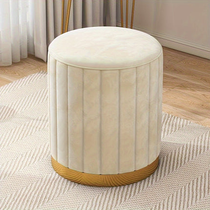 UNICORN Light Luxury Round Makeup Stool, Bedroom Internet Celebrity Sofa Chair