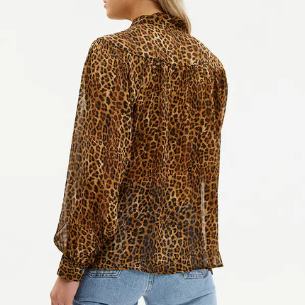UNICORN Women's blouse brown red xs s m l