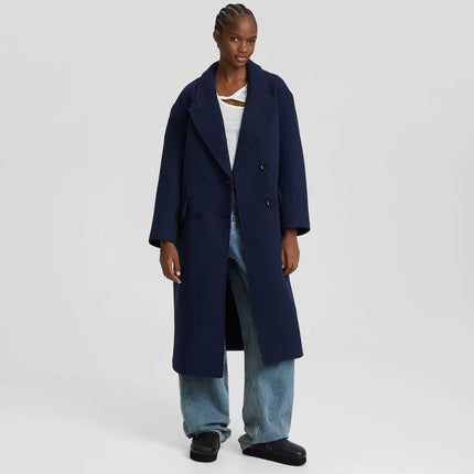 UNICORN Women's long coat blue black cream xs s m l xl