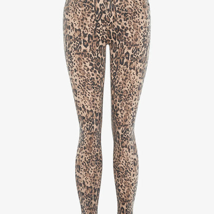 UNICORN Women's trousers brown leopard print xs s m l xl