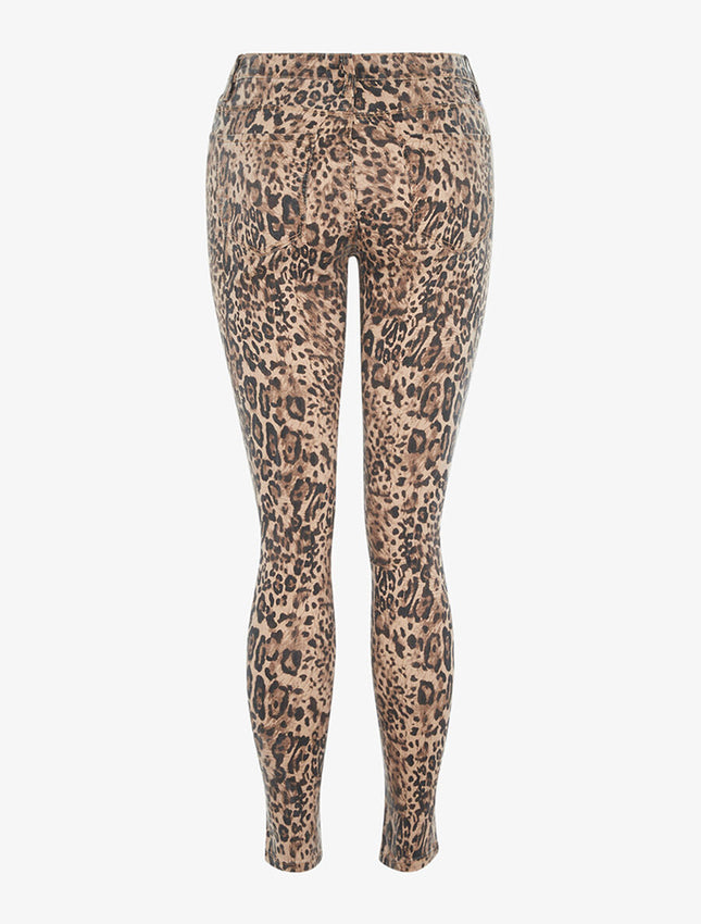 UNICORN Women's trousers brown leopard print xs s m l xl