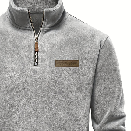 UNICORN Men's Sweatshirt with Stand-Up Collar, Half-Zip, Long Sleeves s m l xl xxl