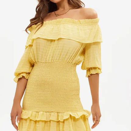 UNICORN Women's dress yellow xs s m l
