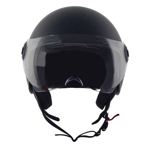 Helmet Vito Jet Loreto Matte Black