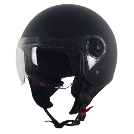 Helmet Vito Jet Loreto Matte Black