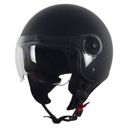Helmet Vito Jet Loreto Matte Black