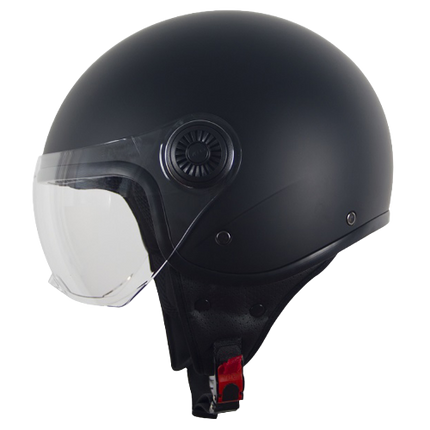 Helmet Vito Jet Loreto Matte Black