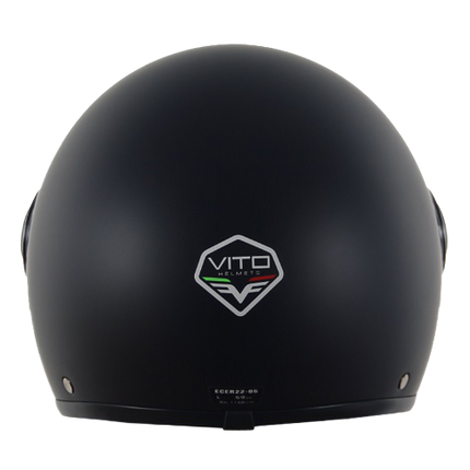Helmet Vito Jet Loreto Matte Black