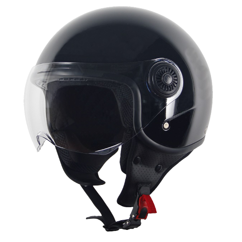 Helmet Vito Jet Loreto Gloss Black