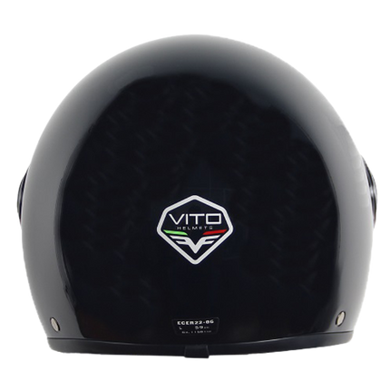 Helmet Vito Jet Loreto Gloss Black