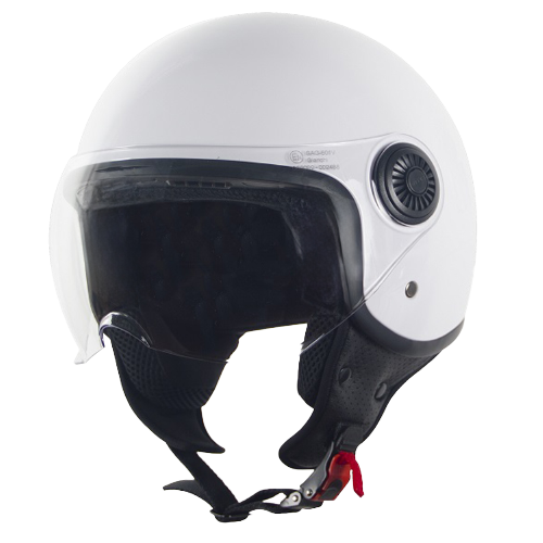 Helmet vito jet loreto gloss white