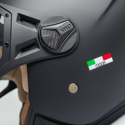 Helmet vito jet moda mat black